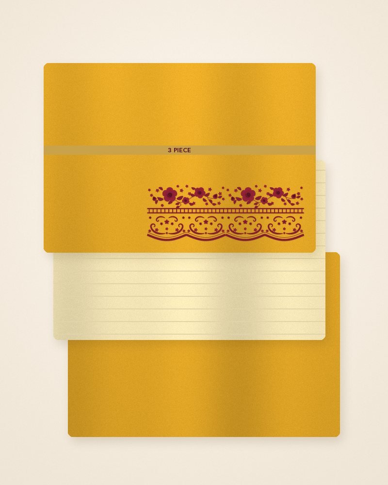 Mustard Lawn Unstitched Suit